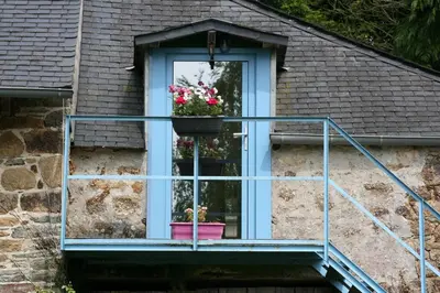 Balcon ou terrasse dans l'établissement Home Kervezec