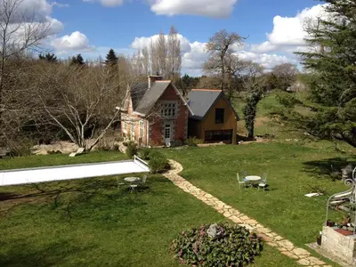 Jardin de l'établissement Le Pavillon de Kériolet