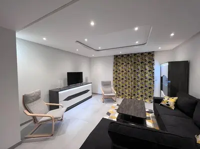 Télévision ou salle de divertissement dans l'établissement Appartement brest st-marc 6-8personne 2min centre