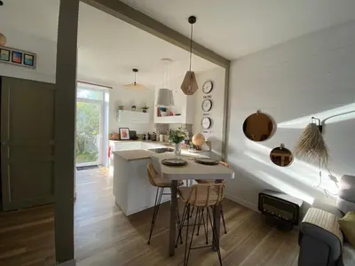 Cuisine ou kitchenette dans l'établissement Studio au pied du phare Vue Mer