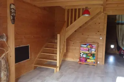 Plan de l'établissement Chalet Familial en Bois à 150 m de la Mer