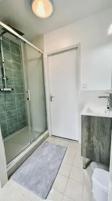 Salle de bains dans l'établissement Steredenn vor - L'étoile de Mer