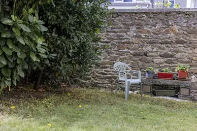 Jardin de l'établissement Appartement cozy au centre-ville