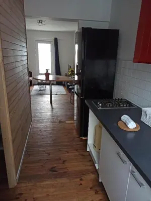 Cuisine ou kitchenette dans l'établissement Relais De La Tour