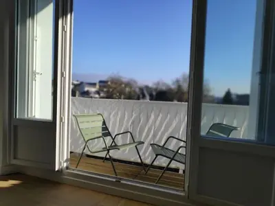 Balcon ou terrasse dans l'établissement QUIMPER hyper centre T2 balcon Lumineux Calme