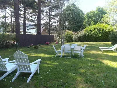 Jardin de l'établissement Maison lumineuse 2mn plage et village de Morgat
