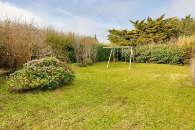 Jardin de l'établissement Vacances en famille ou entre amis a Penmarch