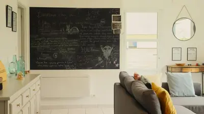 Coin salon dans l'établissement maison de vacances locquirec
