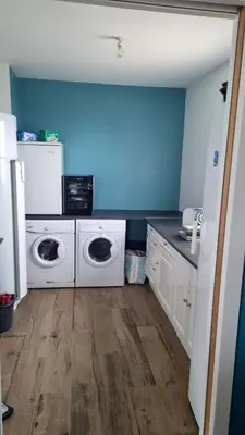 Cuisine ou kitchenette dans l'établissement Maison 3 chambres vue mer et phare