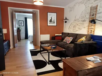 Coin salon dans l'établissement Les Appartements du 31 - Centre Ville - 2è étage - 50 m2
