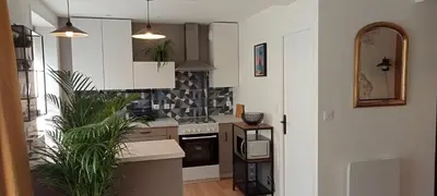 Cuisine ou kitchenette dans l'établissement Les Appartements du 31 - Centre Ville - 2è étage - 50 m2
