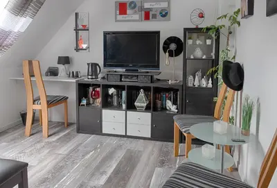Cuisine ou kitchenette dans l'établissement Kerivin