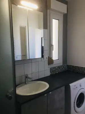 Salle de bains dans l'établissement Cozy'Cocoon