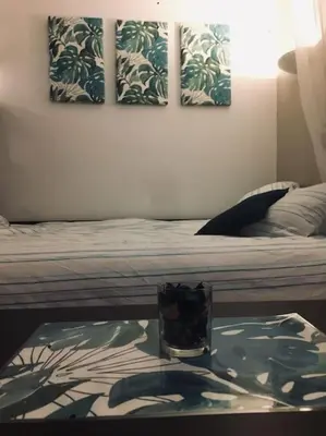 Un ou plusieurs lits dans un hébergement de l'établissement Cozy'Cocoon