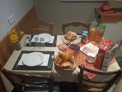 Nourriture dans le B&B/chambre d'hôtes ou à proximité