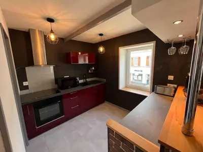Cuisine ou kitchenette dans l'établissement 36 avenue de la gare