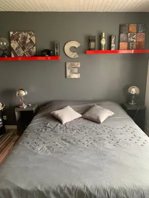 Un ou plusieurs lits dans un hébergement de l'établissement Chambre d’hôtes coconing