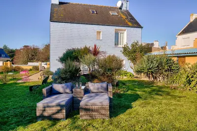 Jardin de l'établissement Vacances en duo près de la mer