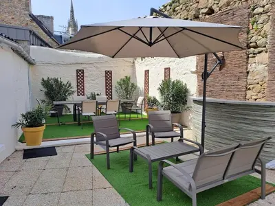 Terrasse ou espace extérieur de l'établissement TY MA BRO