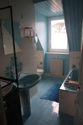 Salle de bains dans l'établissement Appartement avec vue sur mer