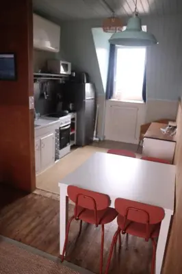 Cuisine ou kitchenette dans l'établissement Appartement avec vue sur mer