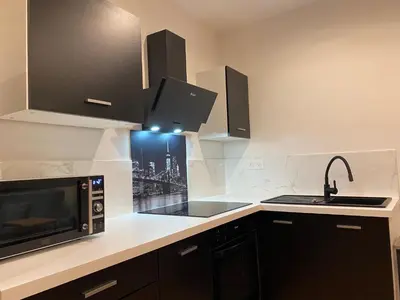 Cuisine ou kitchenette dans l'établissement Quimperco