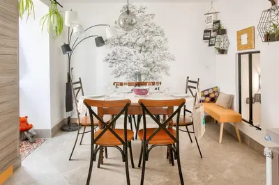 Coin salon dans l'établissement Maison classée 4 étoiles pour 6 au coeur du Guilvinec