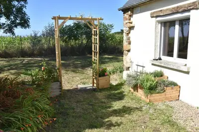 Jardin de l'établissement Blaz an Holen - Maison avec jardin à Guimaëc