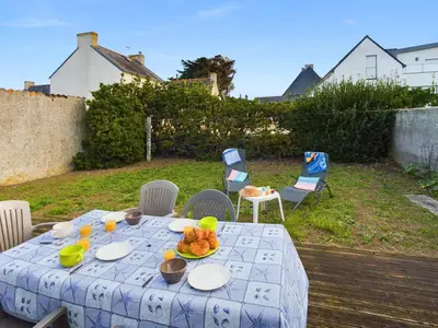 Jardin de l'établissement Maison pour 5 - 100m de la plage