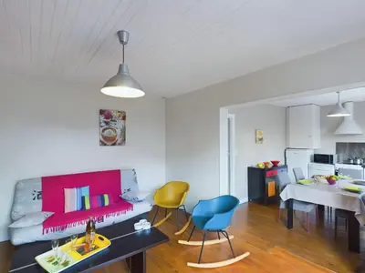 Cuisine ou kitchenette dans l'établissement Maison pour 5 - 100m de la plage