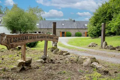 Jardin de l'établissement Domaine de la Blanche Hermine