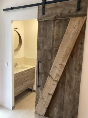 Salle de bains dans l'établissement Appartement centre ville Quimper avec terrasse