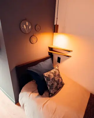 Un ou plusieurs lits dans un hébergement de l'établissement TYKA La Petite Bélérit, maison de ville - Landerneau
