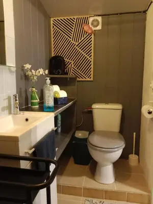 Salle de bains dans l'établissement gite du guip