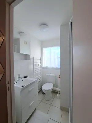 Salle de bains dans l'établissement Studio cosy en hypercentre