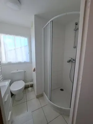 Salle de bains dans l'établissement Studio cosy en hypercentre