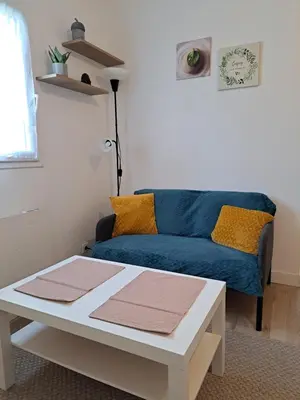 Coin salon dans l'établissement Studio cosy en hypercentre