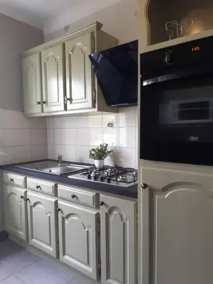 Cuisine ou kitchenette dans l'établissement T'y louet