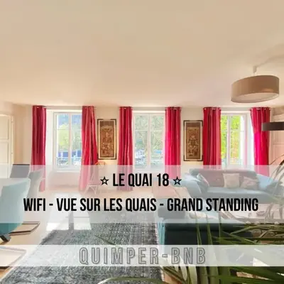 LE QUAI 18 - Luxe - Plein Centre - Vue dur les quais - Wifi - Parking